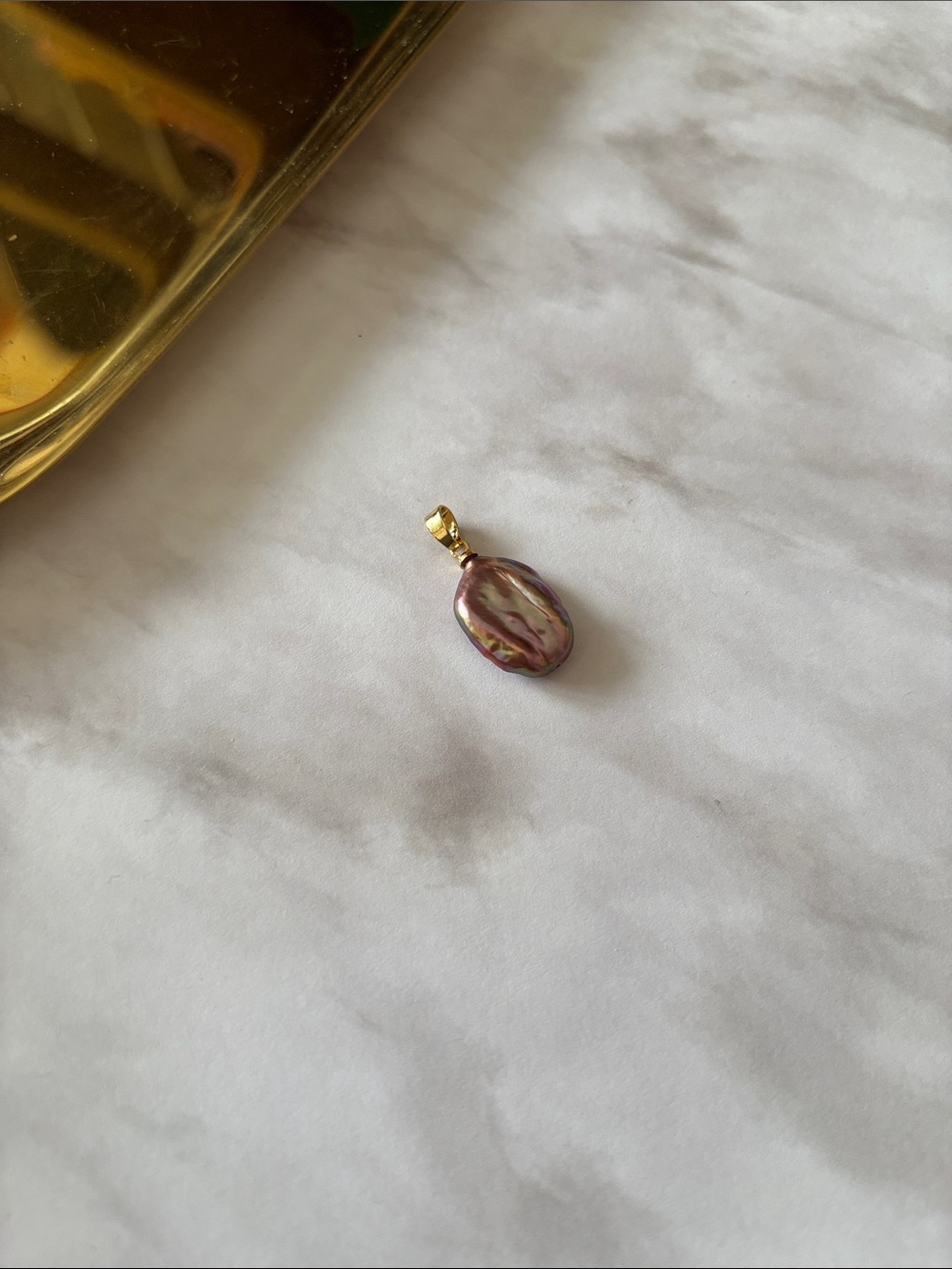 Natural Baroque Pearl Pendant
